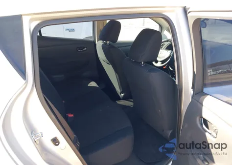 2015 Nissan Leaf S z USA, uszkodzony, nr VIN 1N4AZ0CP8FC332414